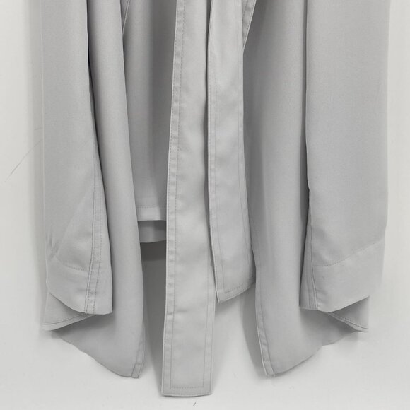 Babaton Gray Belted Classic Duster Jacket | Size S - Picture 7 of 8